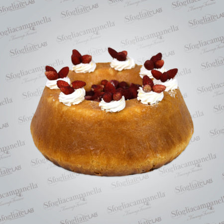 Torta Babà con fragoline